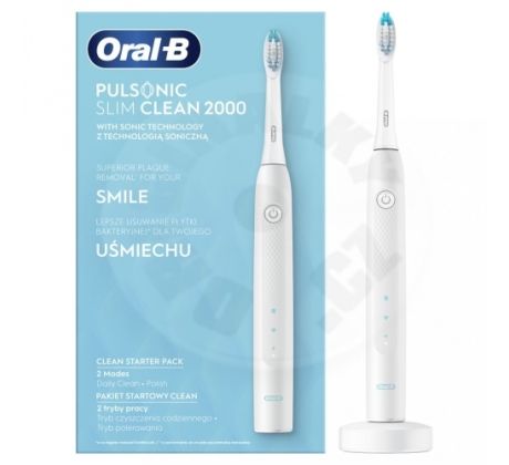 Oral-B Pulsonic Slim Clean 2000 - biela