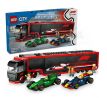 LEGO® City 60445 Kamión F1® s autami RB20 a AMR24 F1®