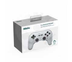 8BitDo PRO 2 Gamepad Hall Effect Grey (Switch/PC/Mac/Android/Apple/SteamDeck)