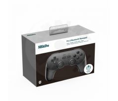 8BitDo PRO 2 Gamepad Hall Effect Black (Switch/PC/Mac/Android/Apple/SteamDeck)