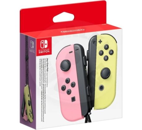 Nintendo Joy-Con Pair - pastelová ružová a žltá (Switch)