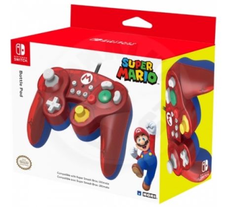 HORI GameCube Style kabelový BattlePad - Mario (Switch)