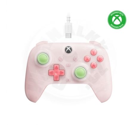 8BitDo Ultimate Mini Wired Xbox Pad Clear Pink