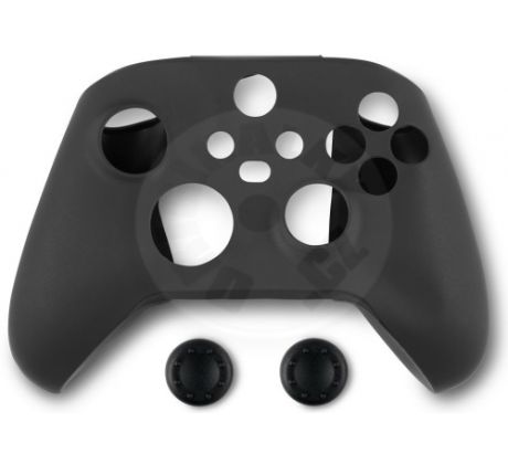 Spartan Gear Controller Silicon Skin Cover and Thumb Grips - Black (XONE/XSX)