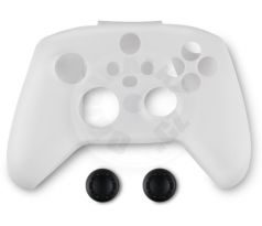 Spartan Gear Controller Silicon Skin Cover and Thumb Grips - White (XONE/XSX)