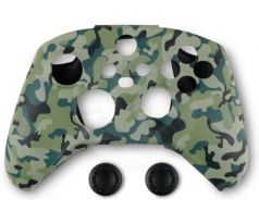 Spartan Gear Controller Silicon Skin Cover and Thumb Grips - Green Camo (XONE/XSX)