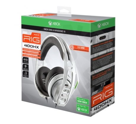 Plantronics RIG 400HXW - biela (XONE)