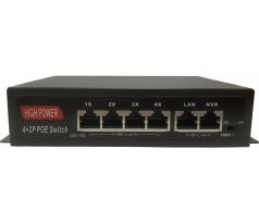 Securia Pro PoE Switch 4 port +2 port N2042P