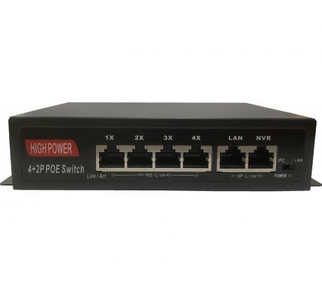 Securia Pro PoE Switch 4 port +2 port N2042P