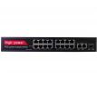 Securia Pro PoE Switch 16 port +2 port 1000 Mbit High power - N3162P