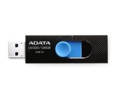 USB kľúč ADATA DashDrive™ Series UV320 128GB USB 3.1 flashdisk, výsuvný, čierny+modra
