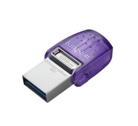 USB kľúč Kingston DataTraveler microDuo 3C 128GB USB 3.0/3.1 flashdisk, USB + USB typ C