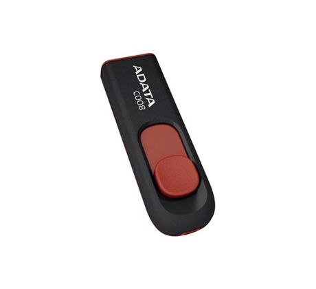 USB kľúč ADATA Classic Series C008 64GB USB 2.0, výsuvný konektor,čierno-červený