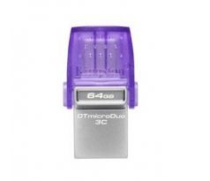 USB kľúč Kingston DataTraveler microDuo 3C 64GB USB 3.0/3.1 flashdisk, USB + USB typ C