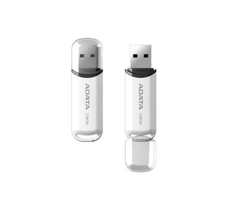USB kľúč ADATA Classic Series C906 32GB USB 2.0 snap-on cap design, biely