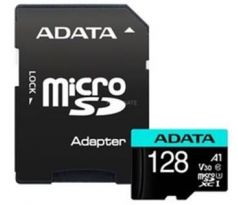 Pamäťová karta ADATA Premier micro SDXC karta 128GB U3 V30S 100/80 MB/s + adaptér