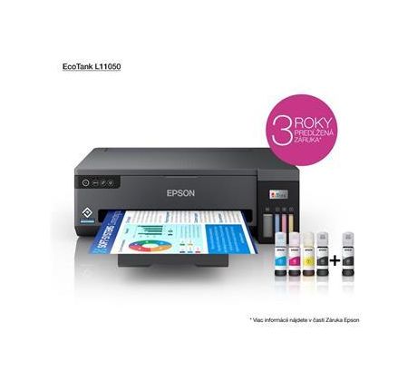 Farebná atramentová "TANK" tlačiareň EPSON L11050, A3, USB, ethernet, Wi-Fi