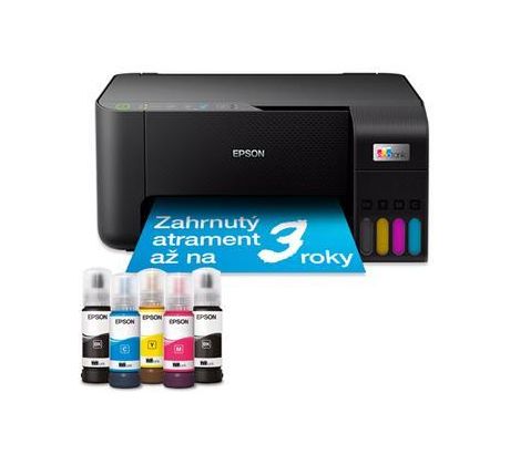 MFP "ecoTANK" ITS farebné atramentové EPSON L3270, A4, USB, WiFi, iPrint, bezokrajová tlač fotografií