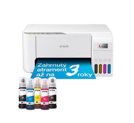 MFP "ecoTANK" ITS farebné atramentové EPSON L3276 (biela) A4, USB, WiFi, iPrint