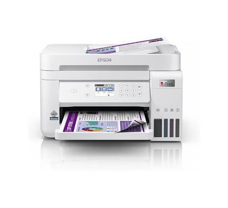 MFP "ecoTANK" ITS farebné atramentové EPSON L6276 (biela), sieť, DUPLEX, ADF, Wi-Fi