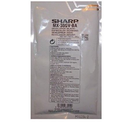 Developer SHARP MX-36GVBA Black MX-2010U/2310U/2614N/3111N/3111U/3114N, DX-2500N (120000 str.)