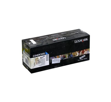 Developer Lexmark C540,C543,C544,X543,X544, Cyan (30000 str.)
