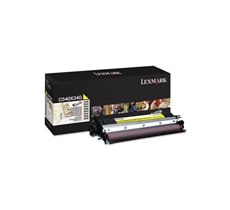 Developer Lexmark C540,C543,C544,X543,X544 Yellow (30000 str.)