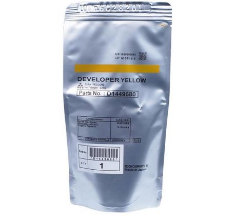 Developer RICOH Typ D1449680 yellow MP C3002/C3502/C4502/C5502