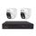 Securia Pro IP 2 kamerový systém 4 MPx, NVR2CHV4S-W DOME smart, biely