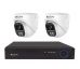 Securia Pro IP 2 kamerový systém 4 MPx, NVR2CHV4S-W DOME smart, biely 6 TB