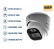 Securia Pro IP 2 kamerový systém 4 MPx, NVR2CHV4S-W DOME smart, biely