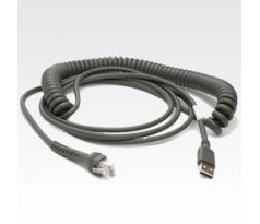 USB CBL SERIE A/9FT COILED