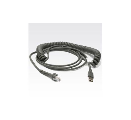 USB CBL SERIE A/9FT COILED