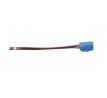LED vodotesný spínač - Modré podsvietenie, 12 mm, 3 - 6V