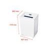 Skartovač HSM Pure 630 / 1,9 x 15 / 4 / 14 - 15 listov/ 310 / 130l / nonstop / cross