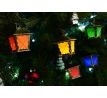LED lucerničky – ZLATÉ – FAREBNÉ