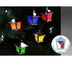 LED lucerničky – STRIEBORNÉ – FAREBNÉ