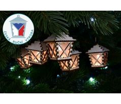 LED drevené lucerničky - DREVIENKY BLUDIČKA
