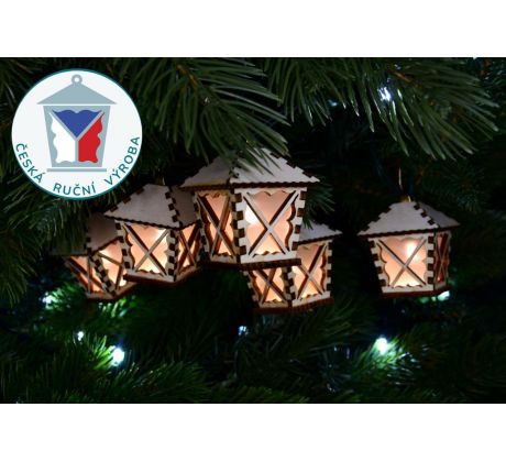 LED drevené lucerničky - DREVIENKY BLUDIČKA