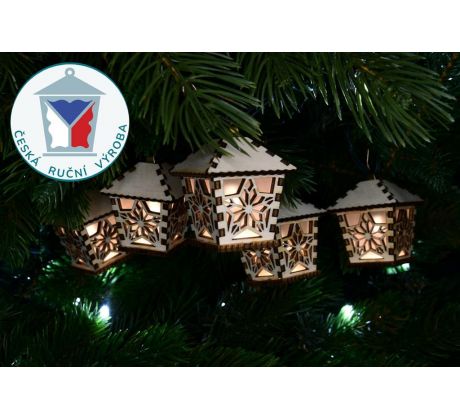 LED drevené lucerničky - DREVIENKY VEČERNICE