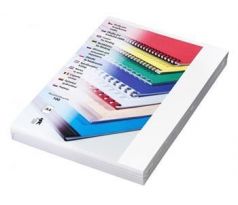 Kartonové dosky Chromo A4, 250g, biela*100ks*hrebeňová väzba