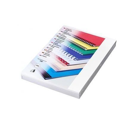 Kartonové dosky Chromo A4, 250g, biela*100ks*hrebeňová väzba