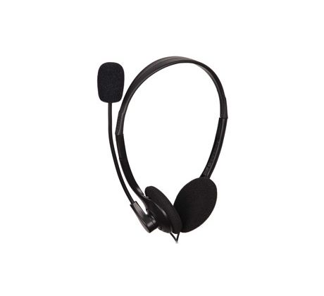 Stereo headset MHS-123, čierny, GEMBIRD