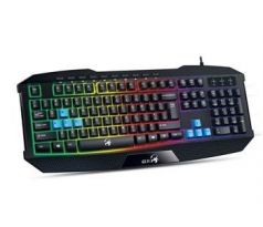 GENIUS GX GAMING Scorpion K215/ Herní drátová klávesnice/ podsvícená/ USB/ černá/ CZ+SK layout