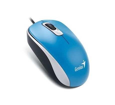 Myš Genius DX-110 1000 DPI, káblová USB, modrá