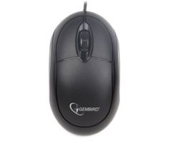 Myš GEMBIRD optická, čierna, 1000 DPI, USB