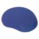 Ergonomická podložka pod myš LOGO, látková, modrá, 250 x 255 x 25 mm