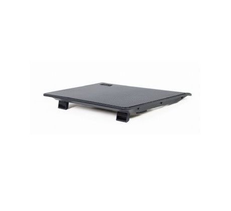 Chladiaca podložka pod notebook do 15"(stojan), čierny, 2 ventilátory, GEMBIRD