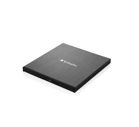 Externá CD/DVD Slimline mechanika Verbatim USB-C pripojenie