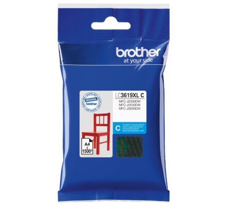 Kazeta BROTHER LC-3619XL Cyan MFC-J2330DW/J3530DW/J3930DW (1500 str.)